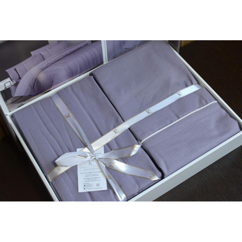 Комплект постільної білизни First Choice Ranforce Fredan Lavender євро