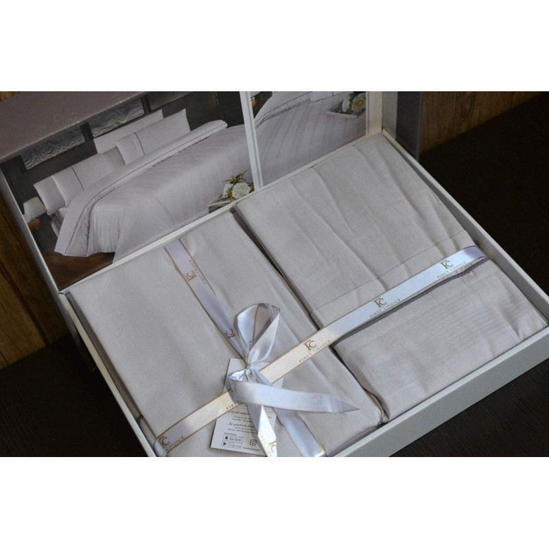 Комплект постільної білизни First Choice Ranforce Deluxe Fredan Sand