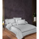 Комплект постільної білизни First Choice Deluxe Satin євро сірий
