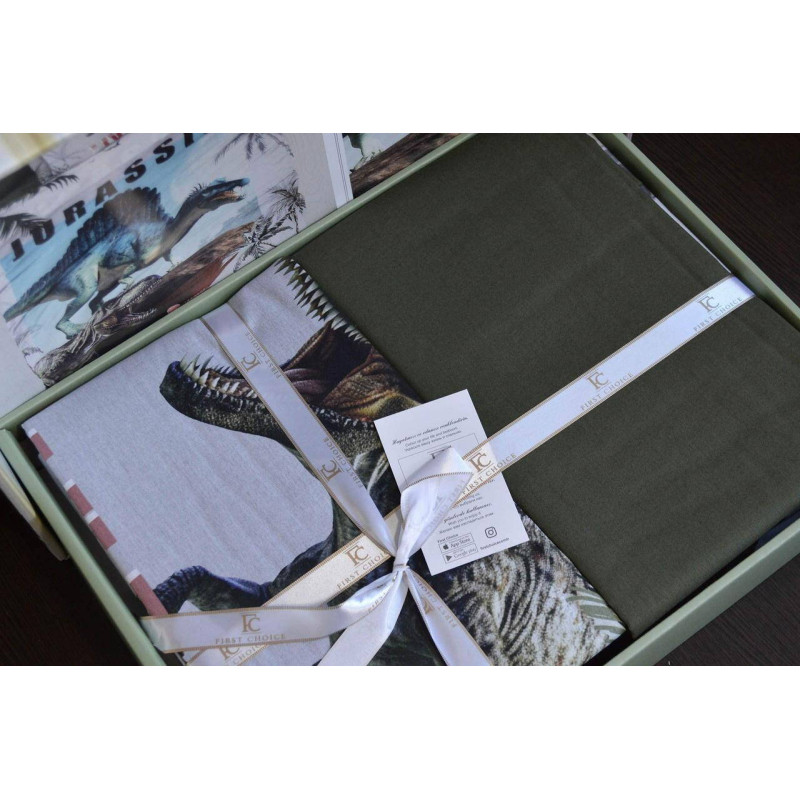Комплект постільної білизни First Choice Exclusive Ranforce Jurassic