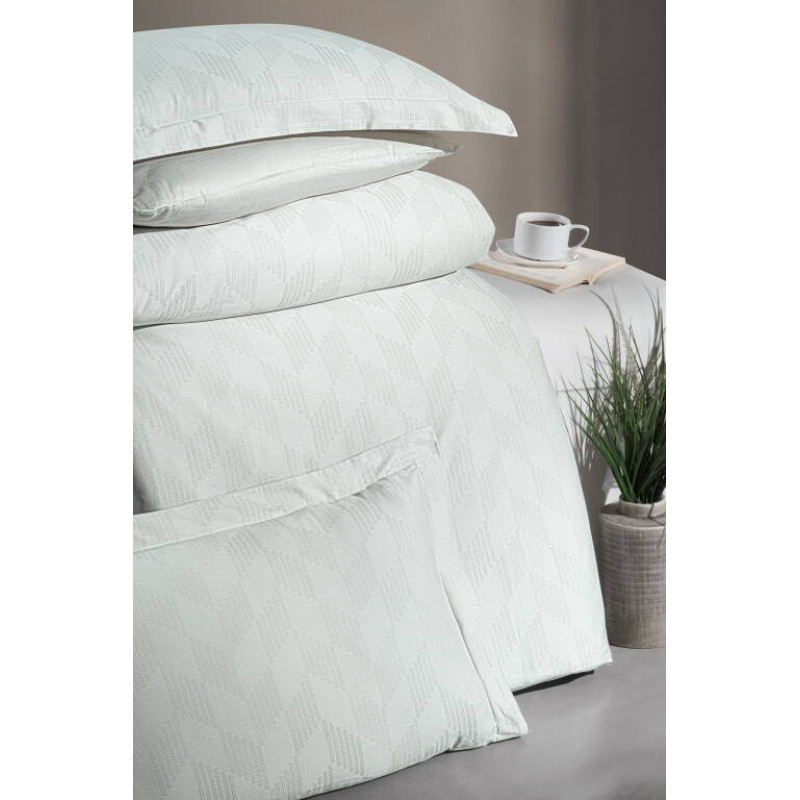 Комплект постільної білизни First Choice Jacquard Satin бежевий