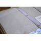 Комплект постільної білизни First Choice Jacquard Satin євро бежевий