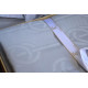 Комплект постільної білизни First Choice Jacquard Satin євро сірий