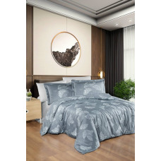 Комплект постільної білизни First Choice Cotton Satin Sofira Indigo євро