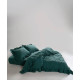 Комплект постільної білизни Limasso Stonewashed Ranforce Dark Green