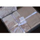 Комплект постільної білизни First Choice Sofira Beige, сатин