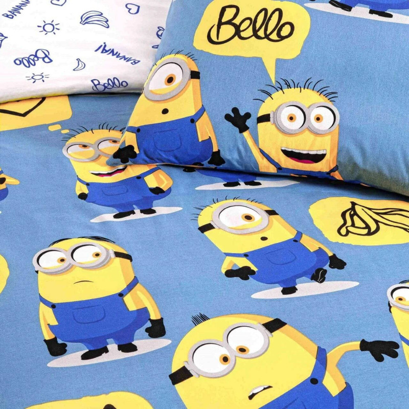 Комплект постільної білизни TAC Disney Minions з ранфорсу