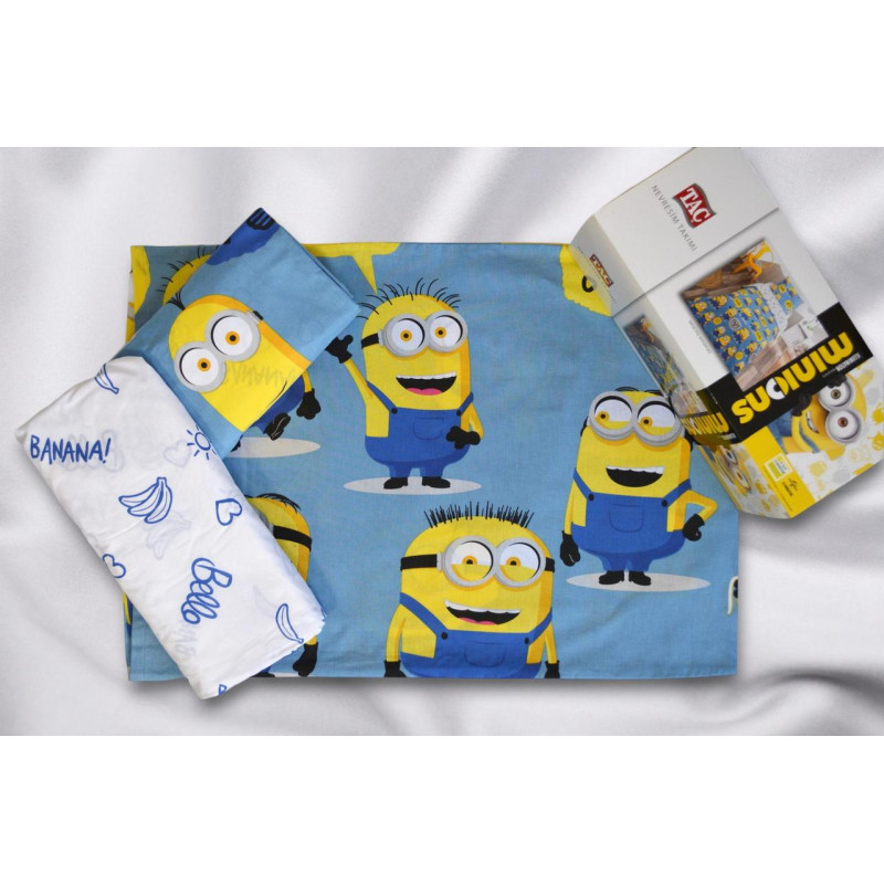 Комплект постільної білизни TAC Disney Minions з ранфорсу