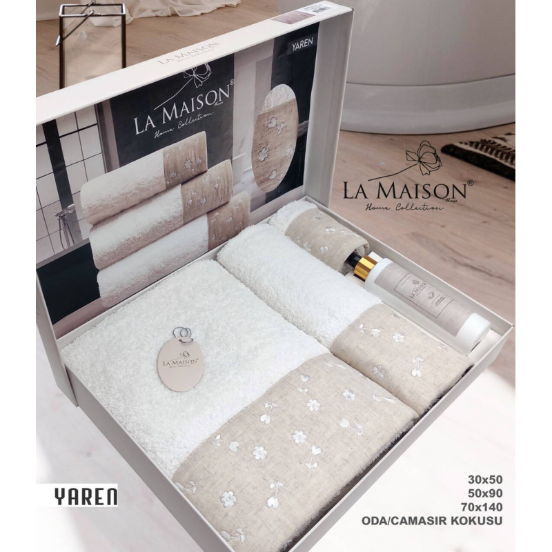 Подарунковий набір махрових рушників La Maison Yaren