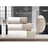 Подарунковий набір махрових рушників La Maison з ароматом Yaren