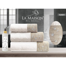 Подарунковий набір махрових рушників La Maison з ароматом Yaren