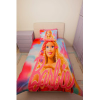Комплект постільної білизни Kayra Barbie Cute полуторний ранфорс