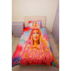 Комплект постільної білизни Kayra Barbie Cute полуторний ранфорс