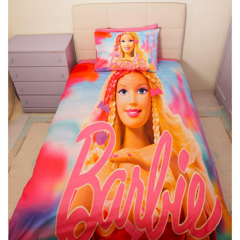 Комплект постільної білизни Kayra Barbie Cute полуторний