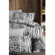 Комплект постільної білизни First Choice Cotton Satin Leopard Black