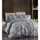 Комплект постільної білизни First Choice Cotton Satin Leopard Black