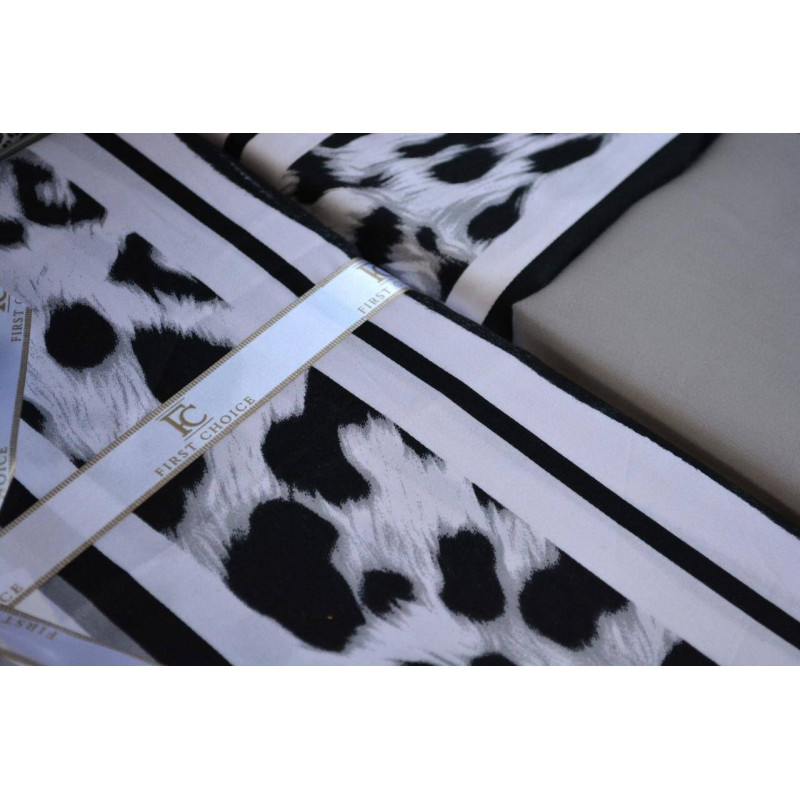 Сімейний комплект постільної білизни First Choice Cotton Satin Leopard