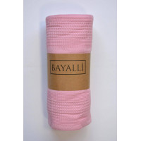 Вафельне простирадло-покривало Bayalli 200x230 см рожеве
