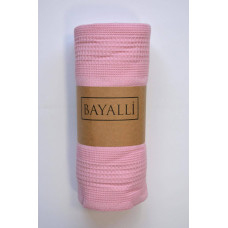 Вафельне простирадло-покривало Bayalli 200x230 см рожеве