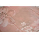 Сімейний комплект постільної білизни TAC Satin Digital Blanche Pembe