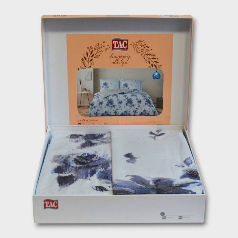 Комплект постільної білизни TAC Satin Hennie євро