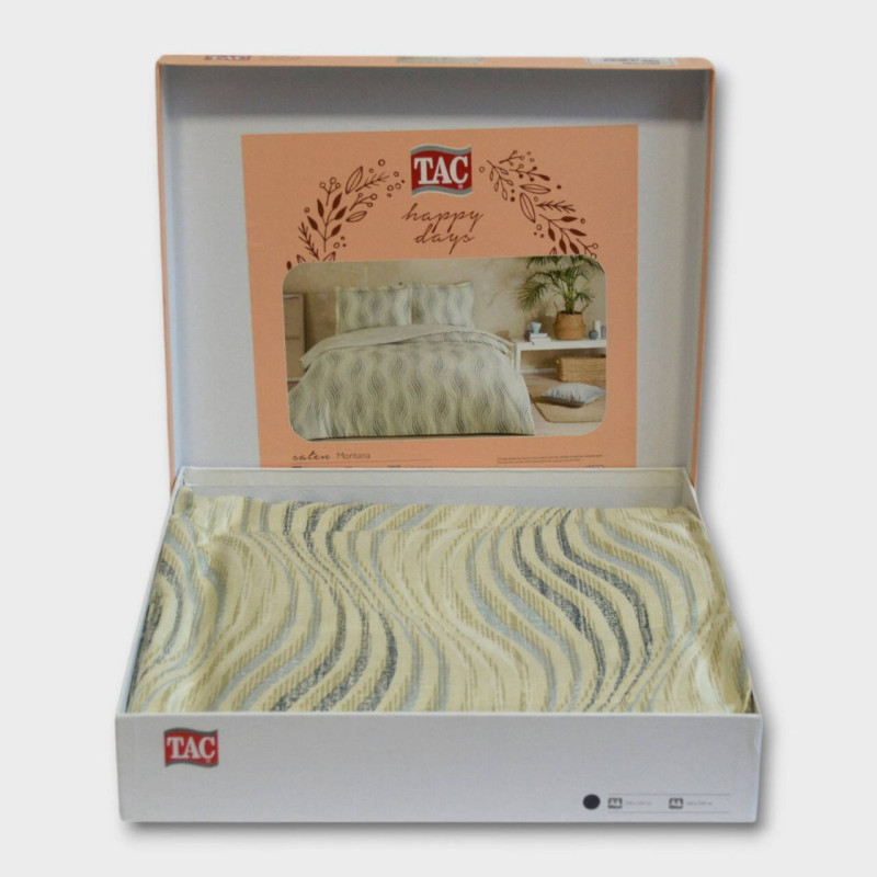 Комплект постільної білизни TAC Satin Montana євро