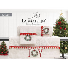 Подарунковий набір махрових рушників La Maison, 3 шт.