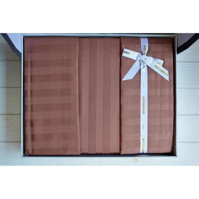 Комплект постільної білизни Altinbasak Satin Always Cinnamon