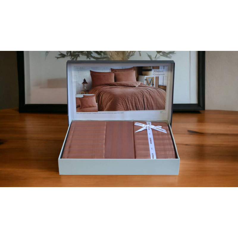 Комплект постільної білизни Altinbasak Satin Always Cinnamon
