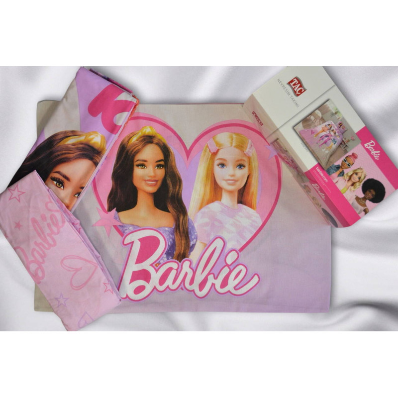 Комплект постільної білизни TAC Barbie Shine полуторний