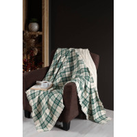Бавовняне покривало First Choice Ruma Plaid у клітинку 240х220 см
