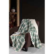 Бавовняне покривало First Choice Ruma Plaid у клітинку 240х220 см