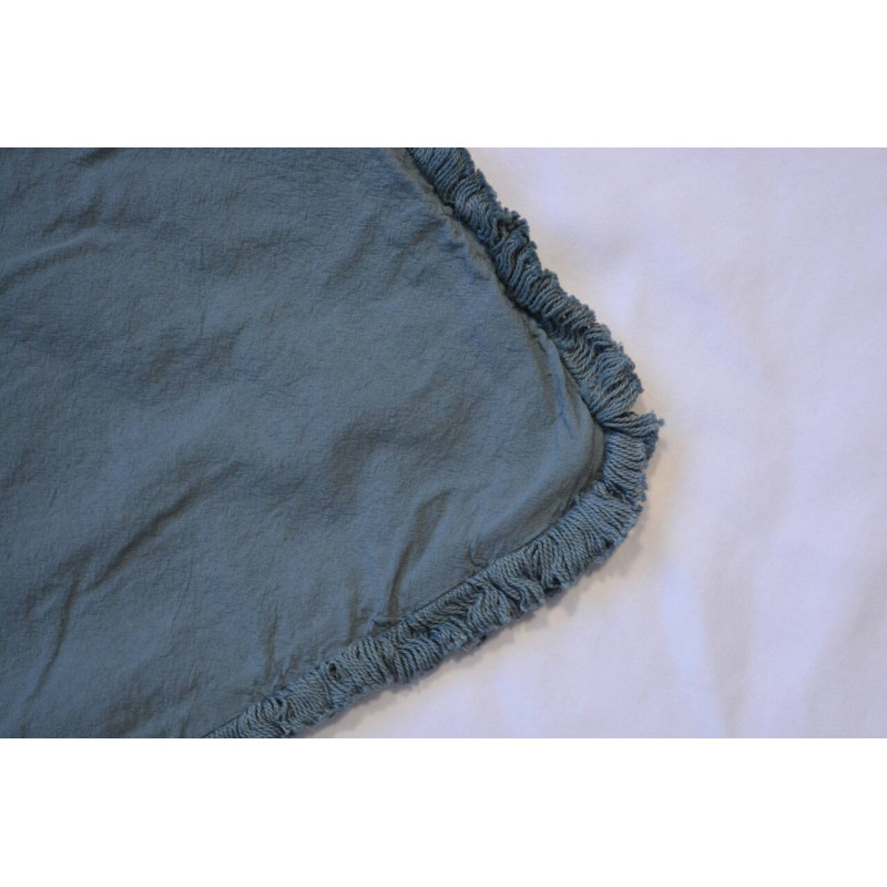 Комплект постільної білизни Sikel Stonewashed Soho з бахромою, євро
