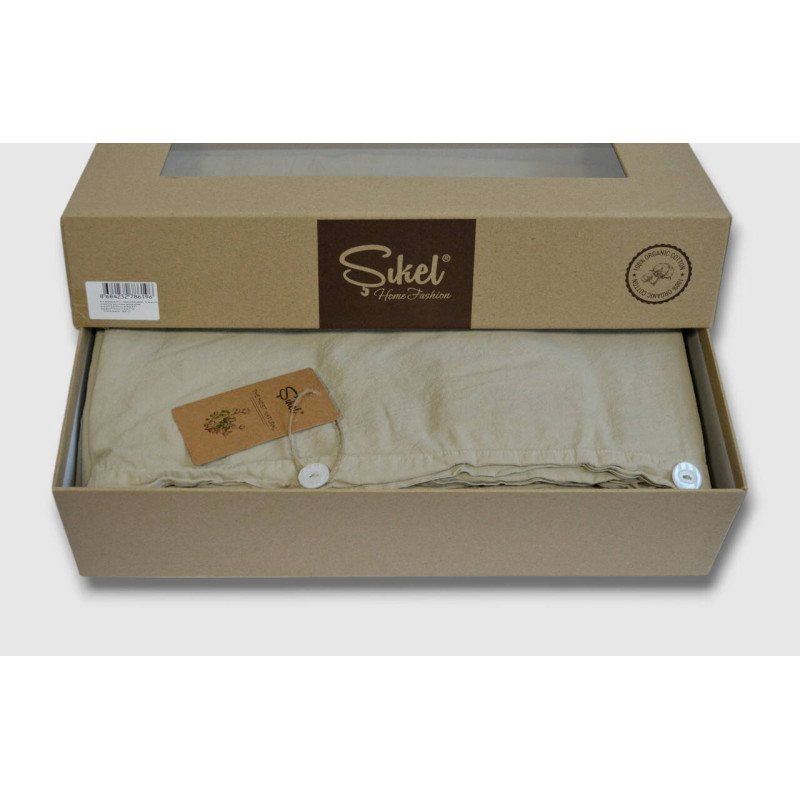 Комплект постільної білизни Sikel Stonewashed Soho євро