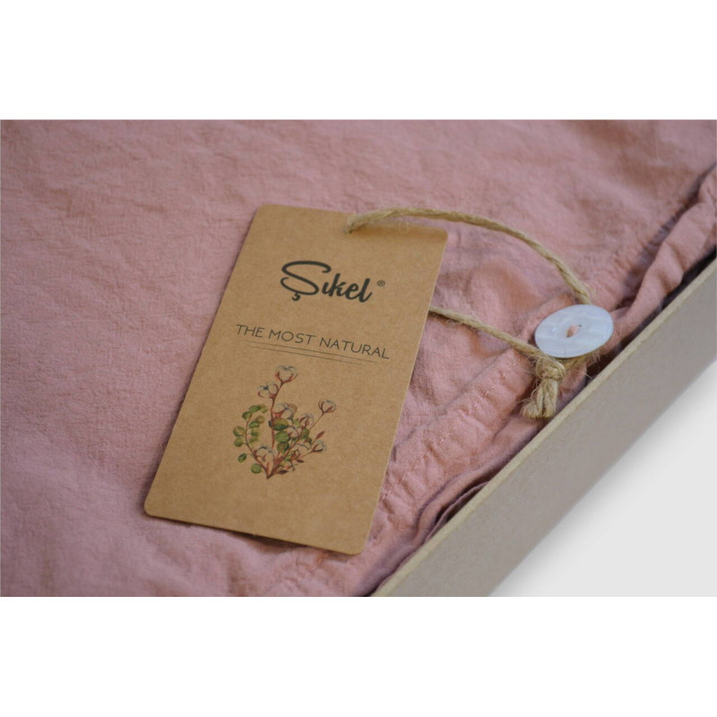 Комплект постільної білизни Sikel Stonewashed Soho євро