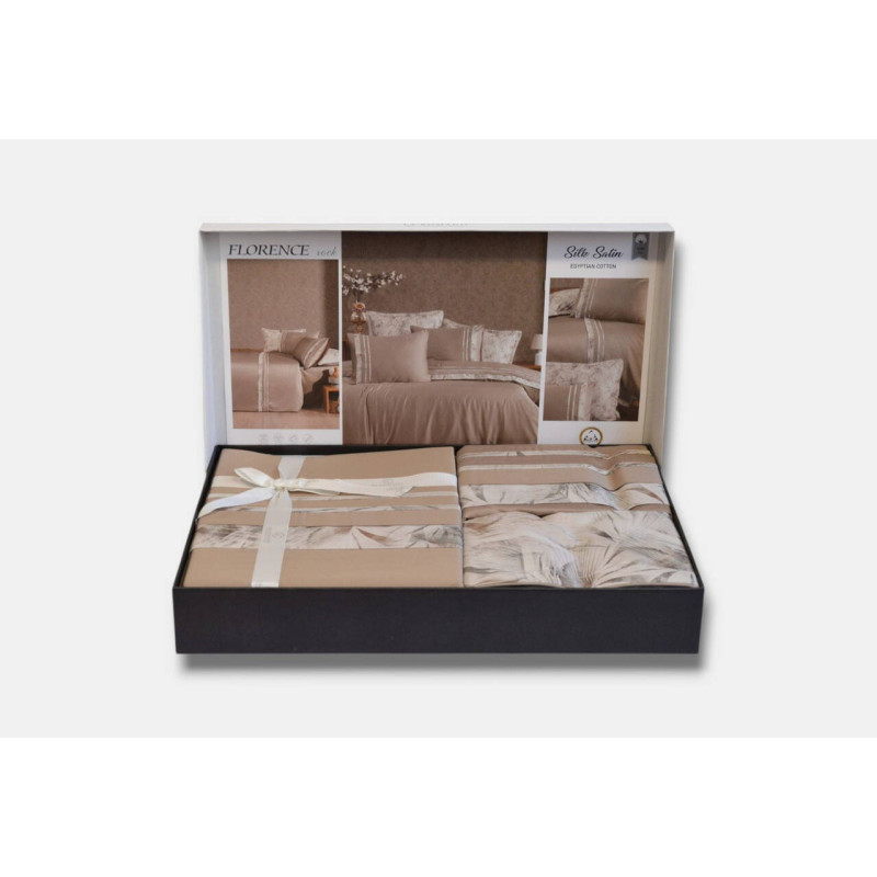 Комплект постільної білизни La Romano Silk Satin Florence Rock