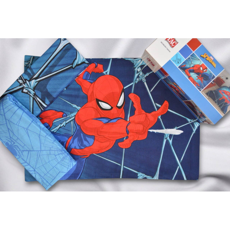 Дитячий комплект постільної білизни TAC Disney Spiderman з ранфорсу