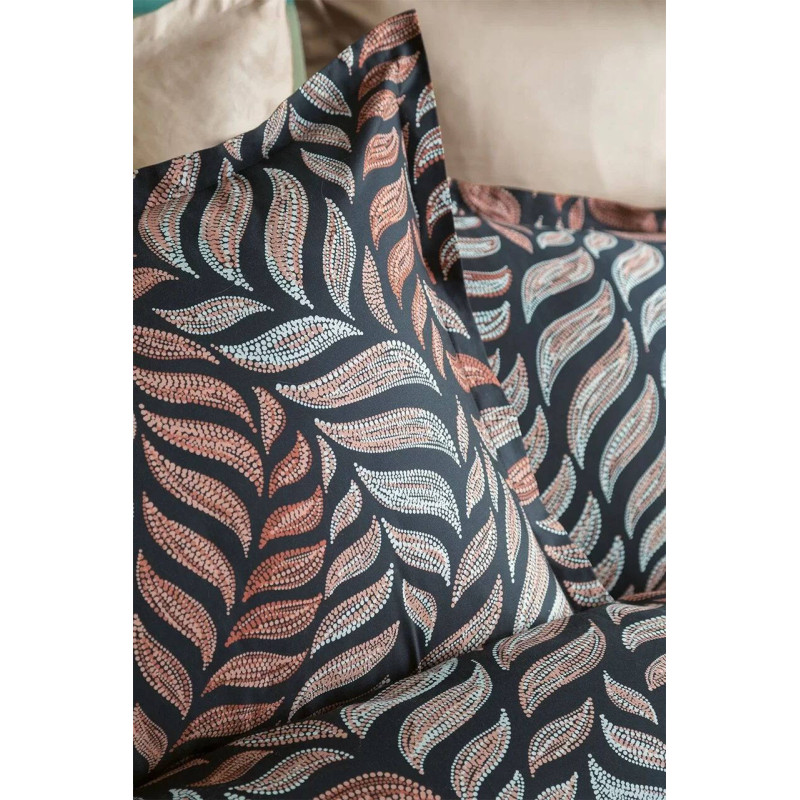 Комплект постільної білизни Issimo Digital Satin коричневий