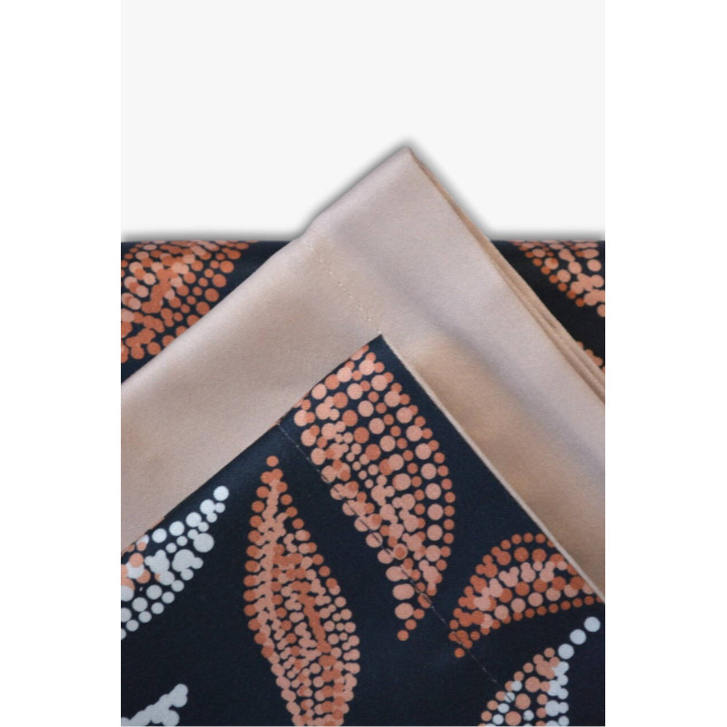 Комплект постільної білизни Issimo Digital Satin коричневий