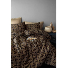 Комплект постільної білизни Issimo Coton Satin Mondo Gold євро розміру
