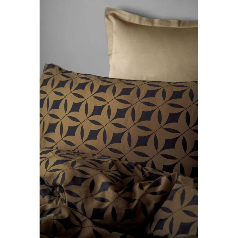 Комплект постільної білизни Issimo Coton Satin Mondo Gold євро