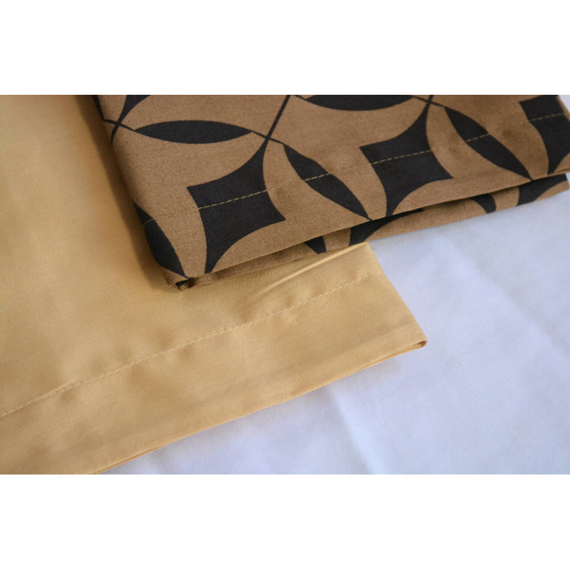 Комплект постільної білизни Issimo Coton Satin Mondo Gold євро