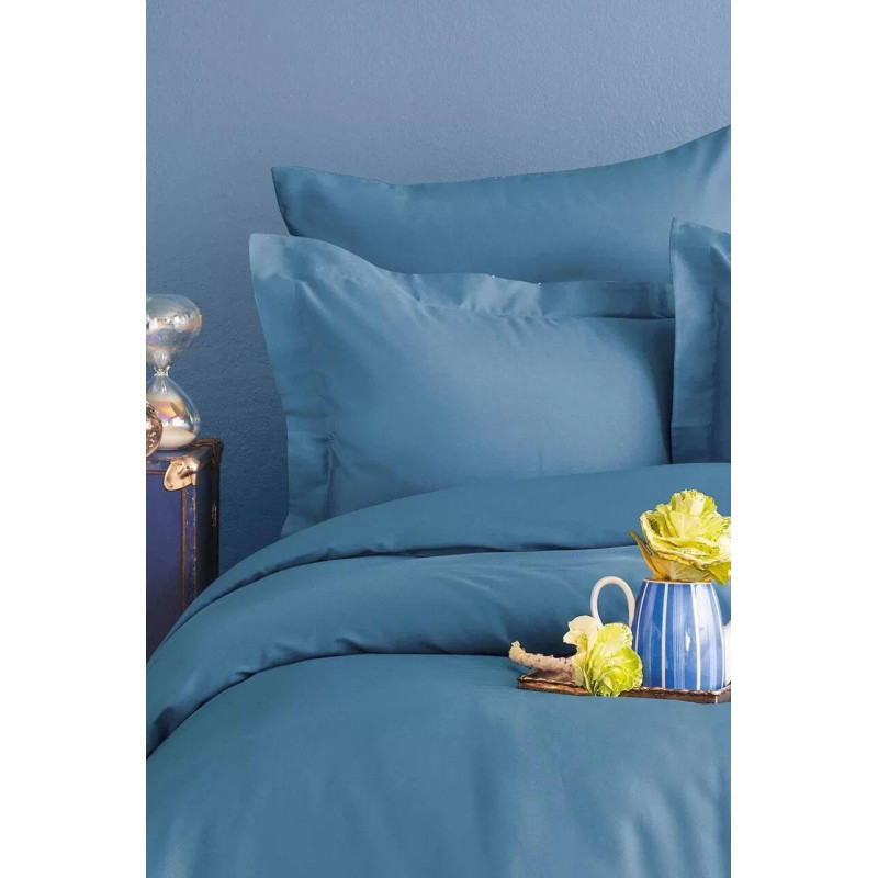 Комплект постільної білизни Issimo Simply Satin євро блакитний
