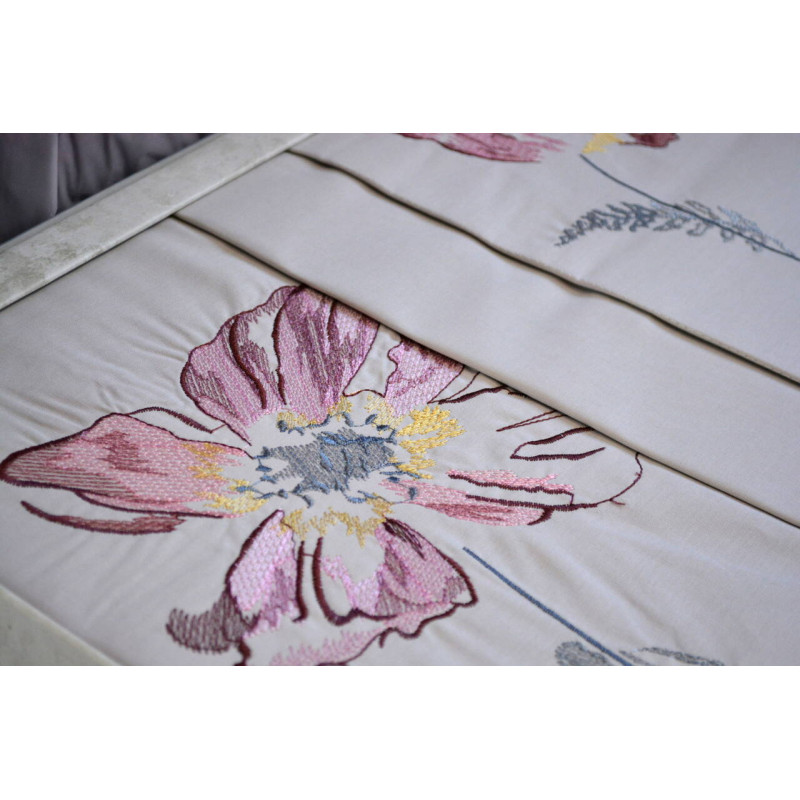 Комплект постільної білизни Maribor Elegance Poplin сірий