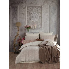 Комплект постільної білизни Prima Casa Stonewashed євро бежевий