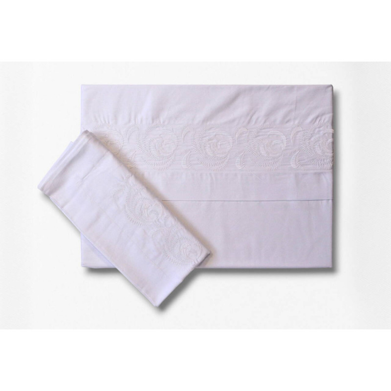 Комплект постільної білизни Issimo Embroidered Satin євро