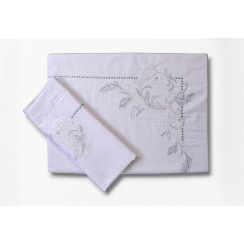Комплект постільної білизни Issimo Embroidered Satin євро