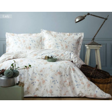 Комплект постільної білизни Pupilla євро з бавовняного попліну