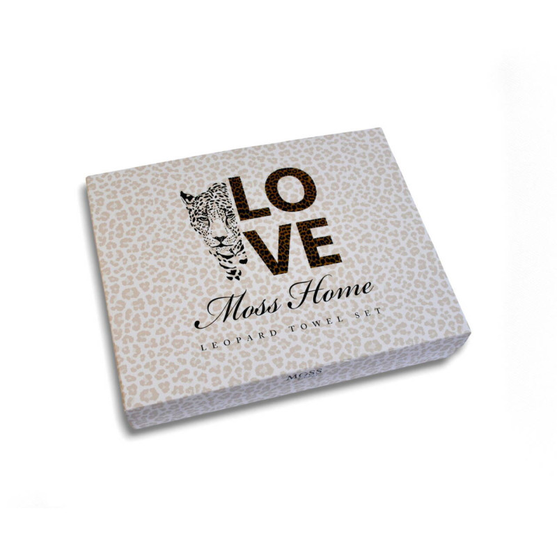 Подарунковий набір махрових рушників Moss Leopard