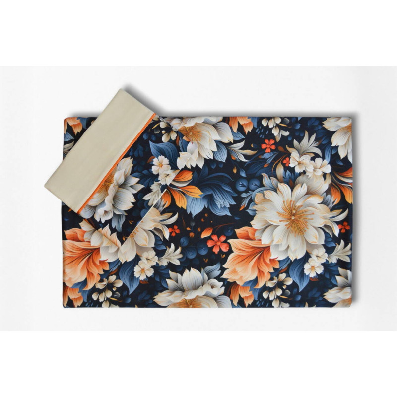 Комплект постільної білизни MOSS Digital Satin євро кремовий